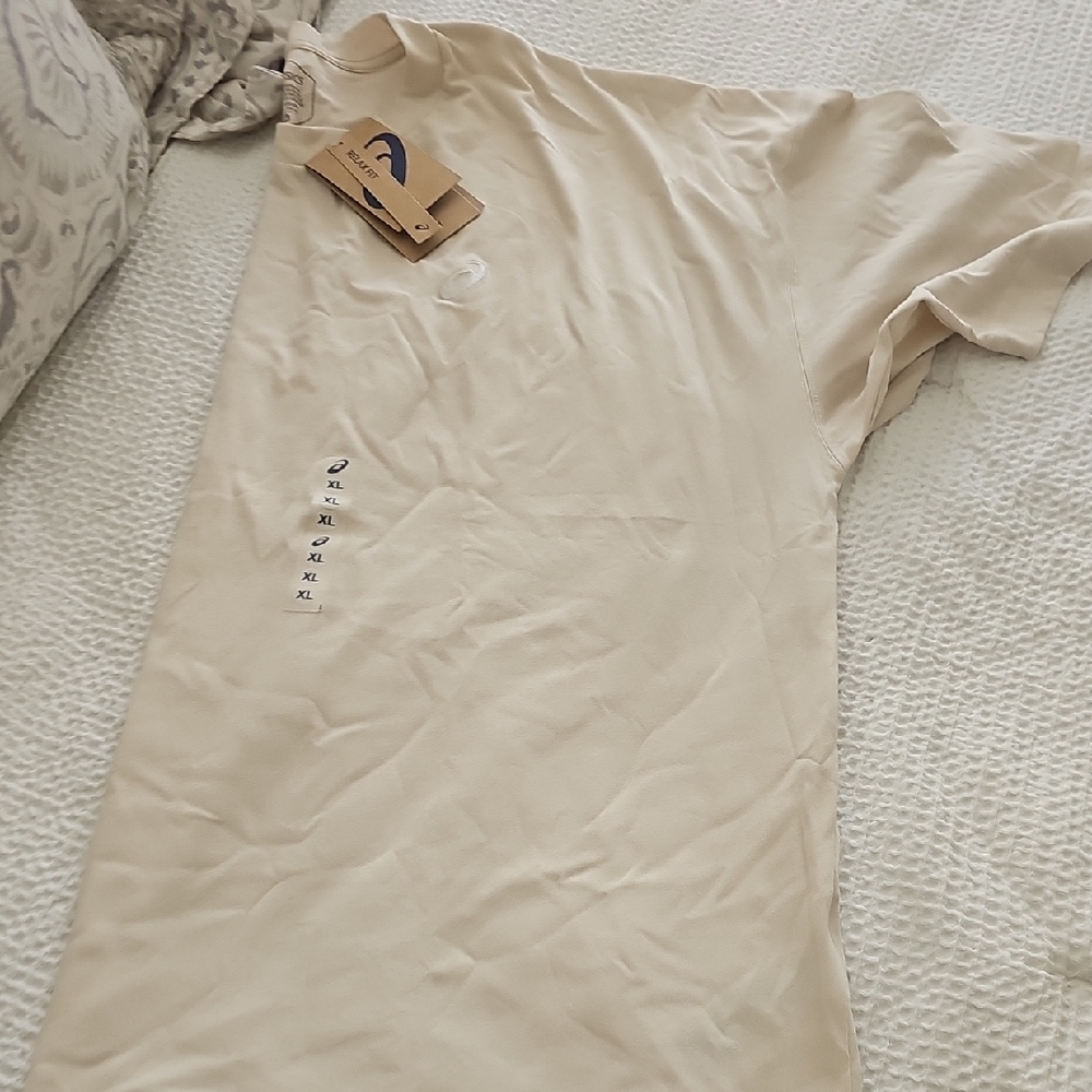 Asics Men's Short Sleeve Tee - Cream